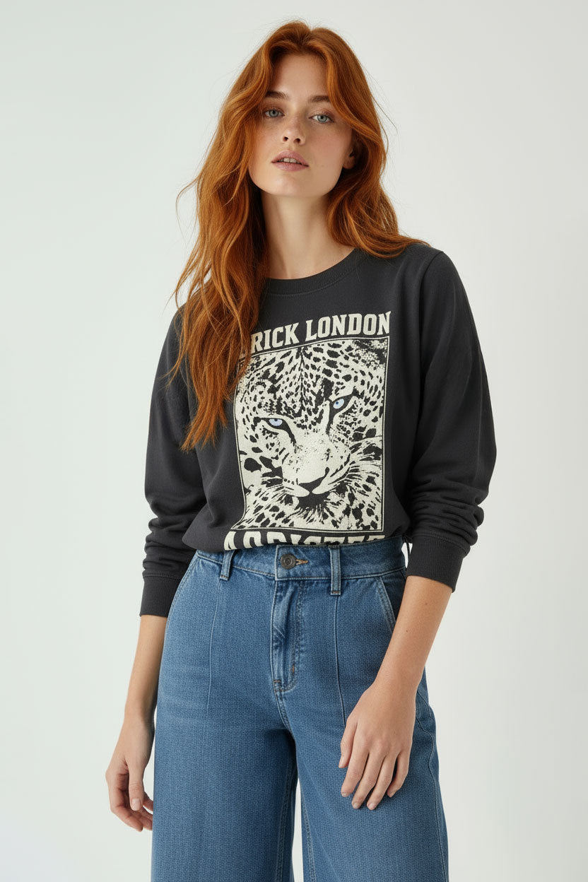 ADDICTED GREY SWEATSHIRT