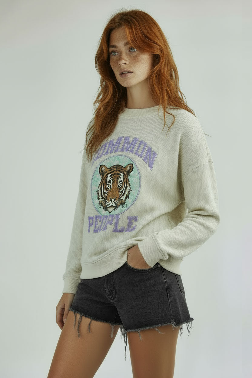 TIGER FACE SWEATSHIRT