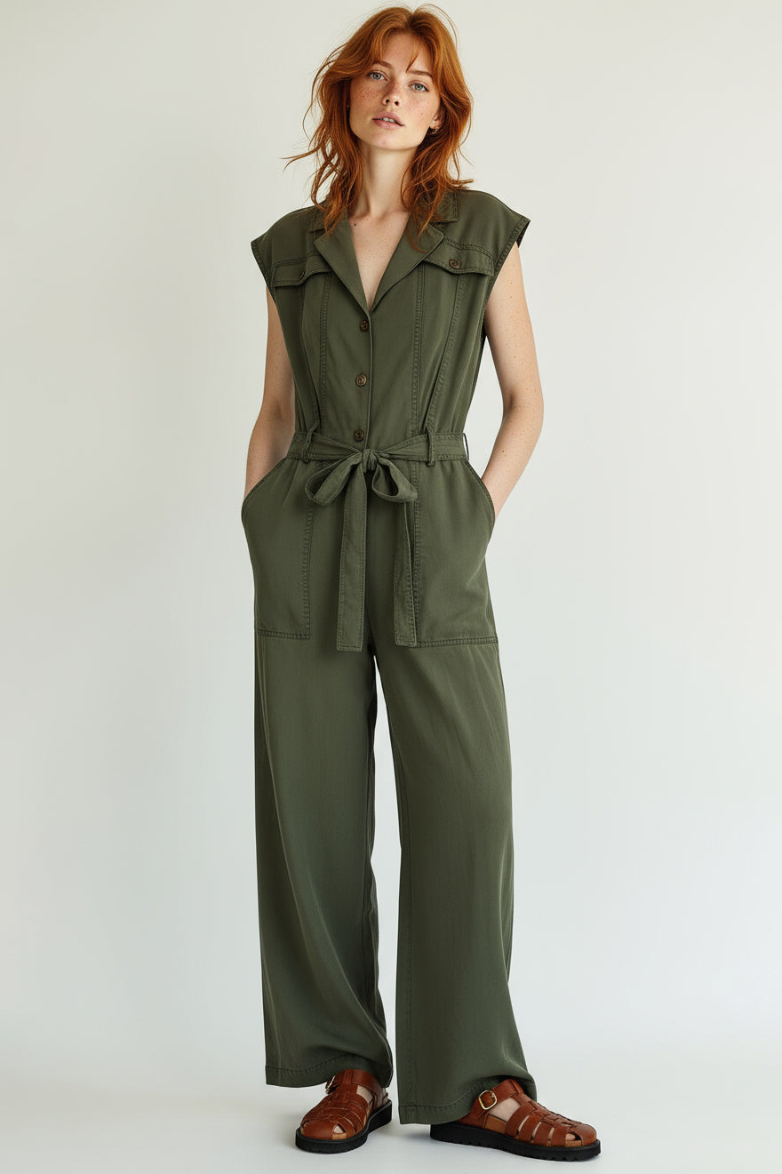 Kiara Romper Olive