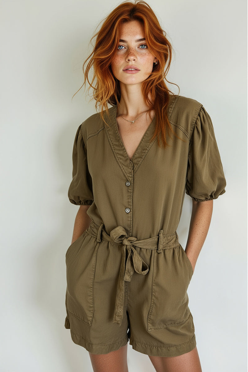 Dean Romper Brown