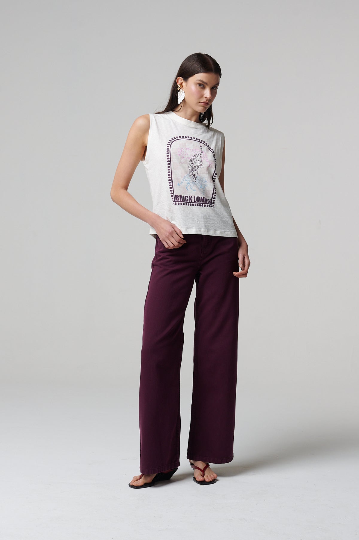 Aerie Jeans Burgundy