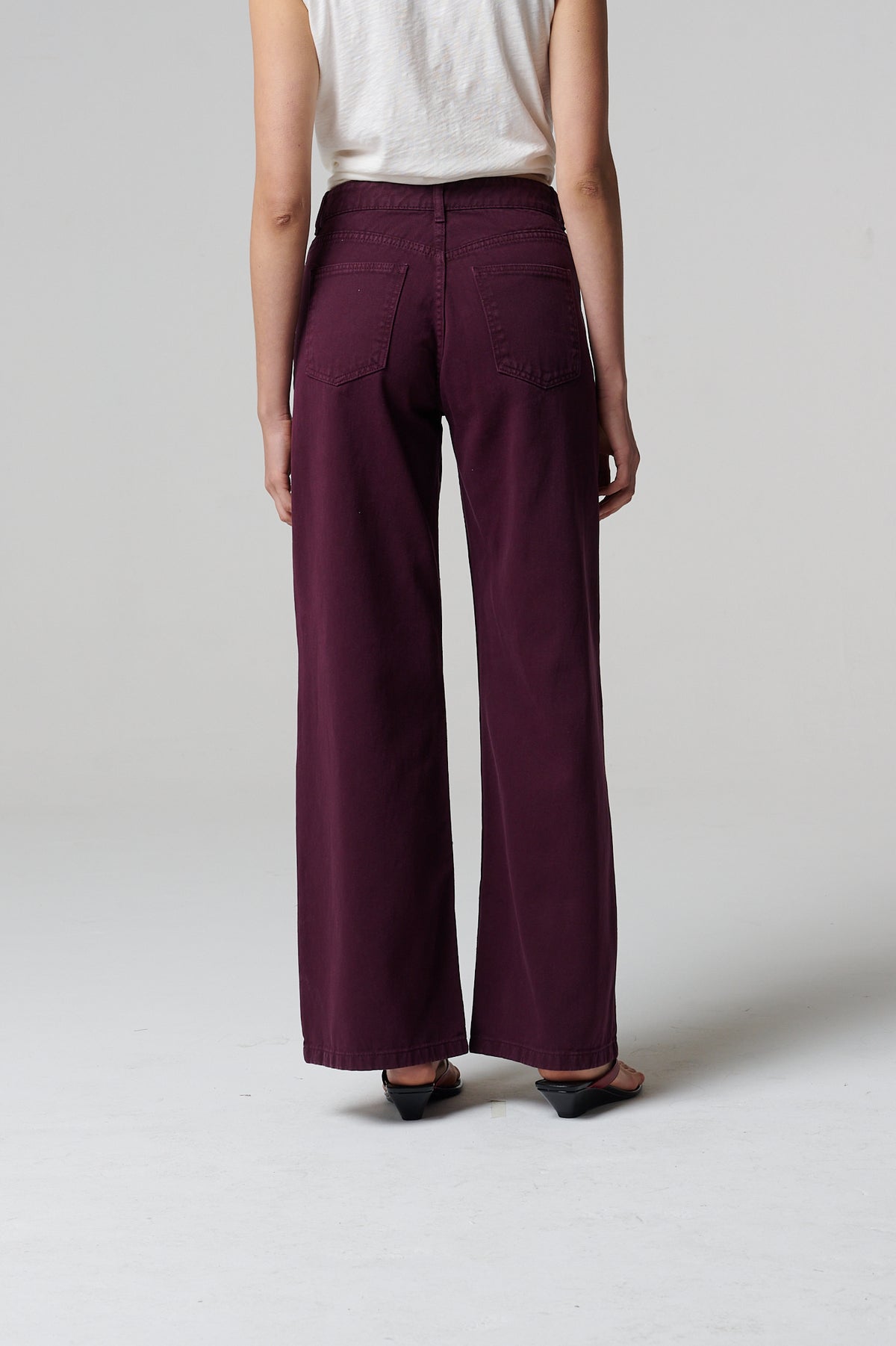 Aerie Jeans Burgundy
