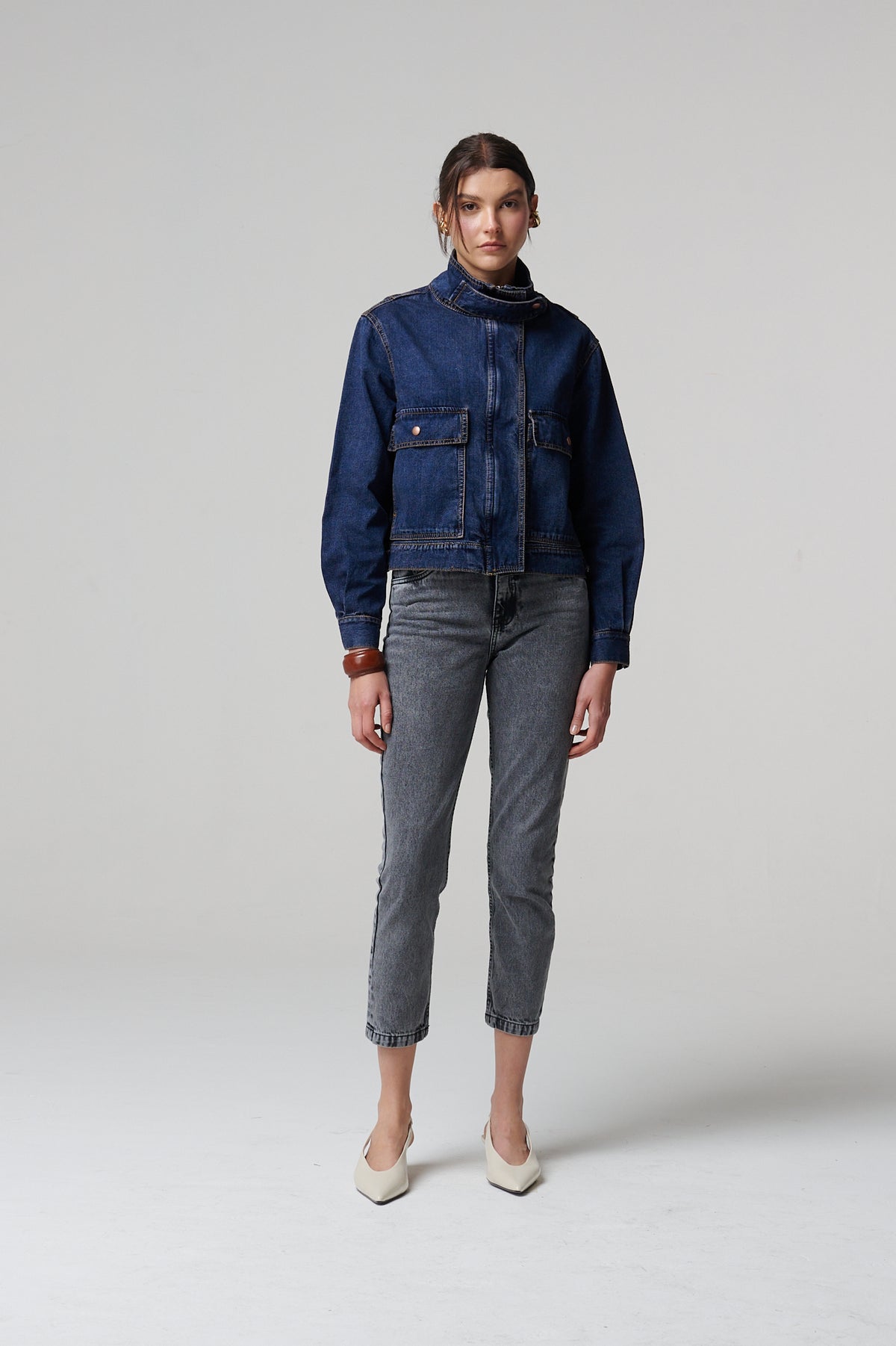 Adele Jeans Grey