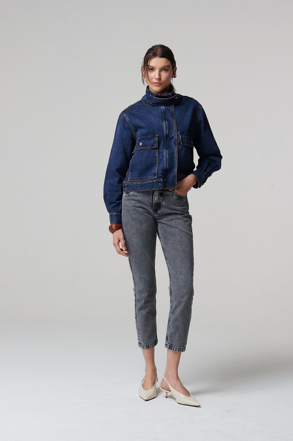 Adele Jeans Grey