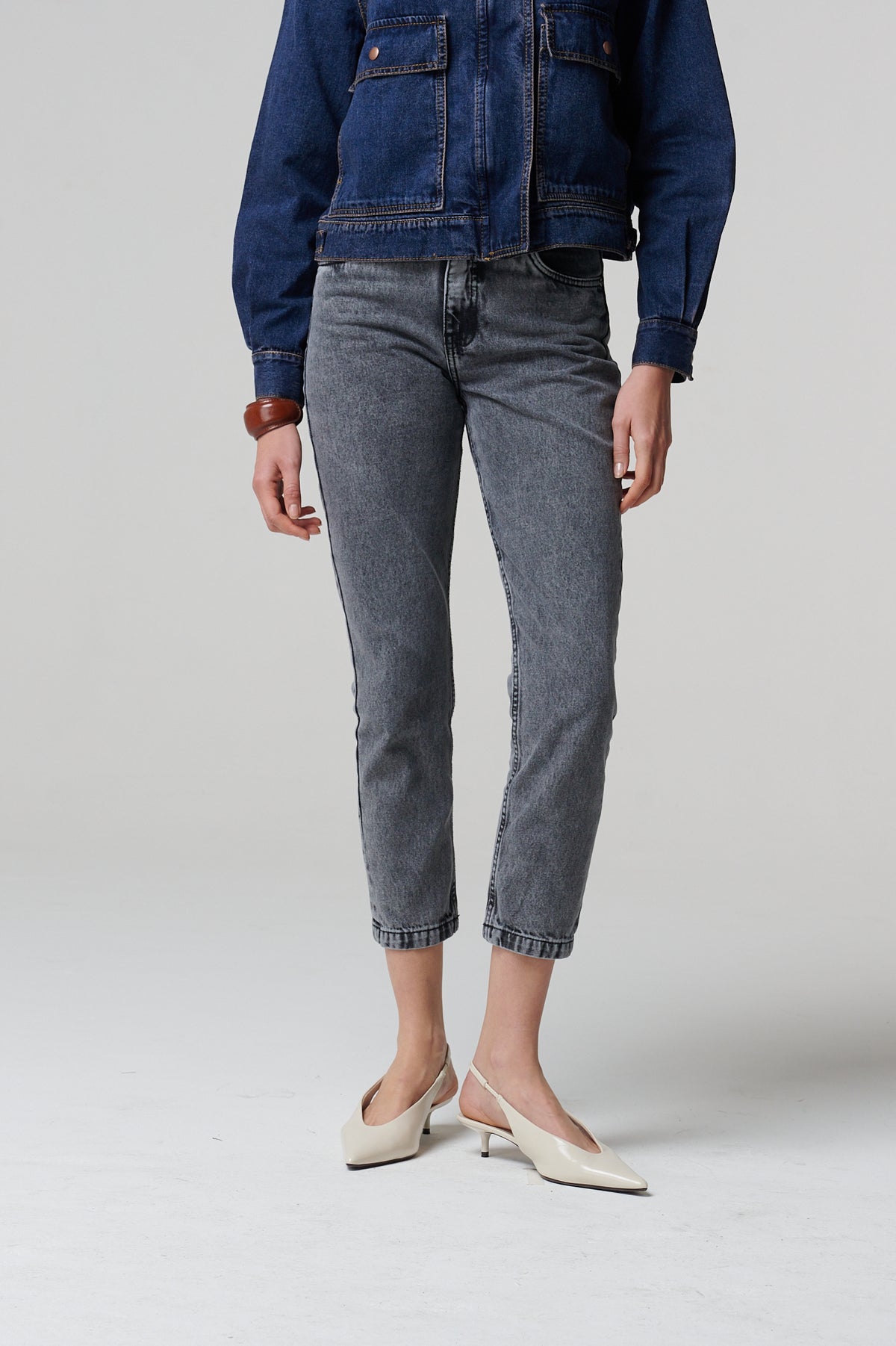 Adele Jeans Grey