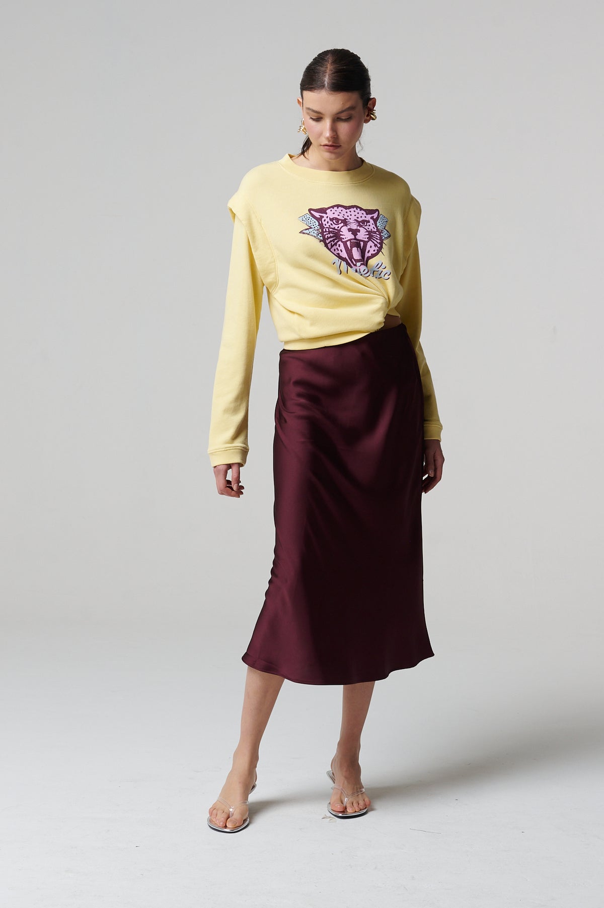 Edie Skirt Burgundy