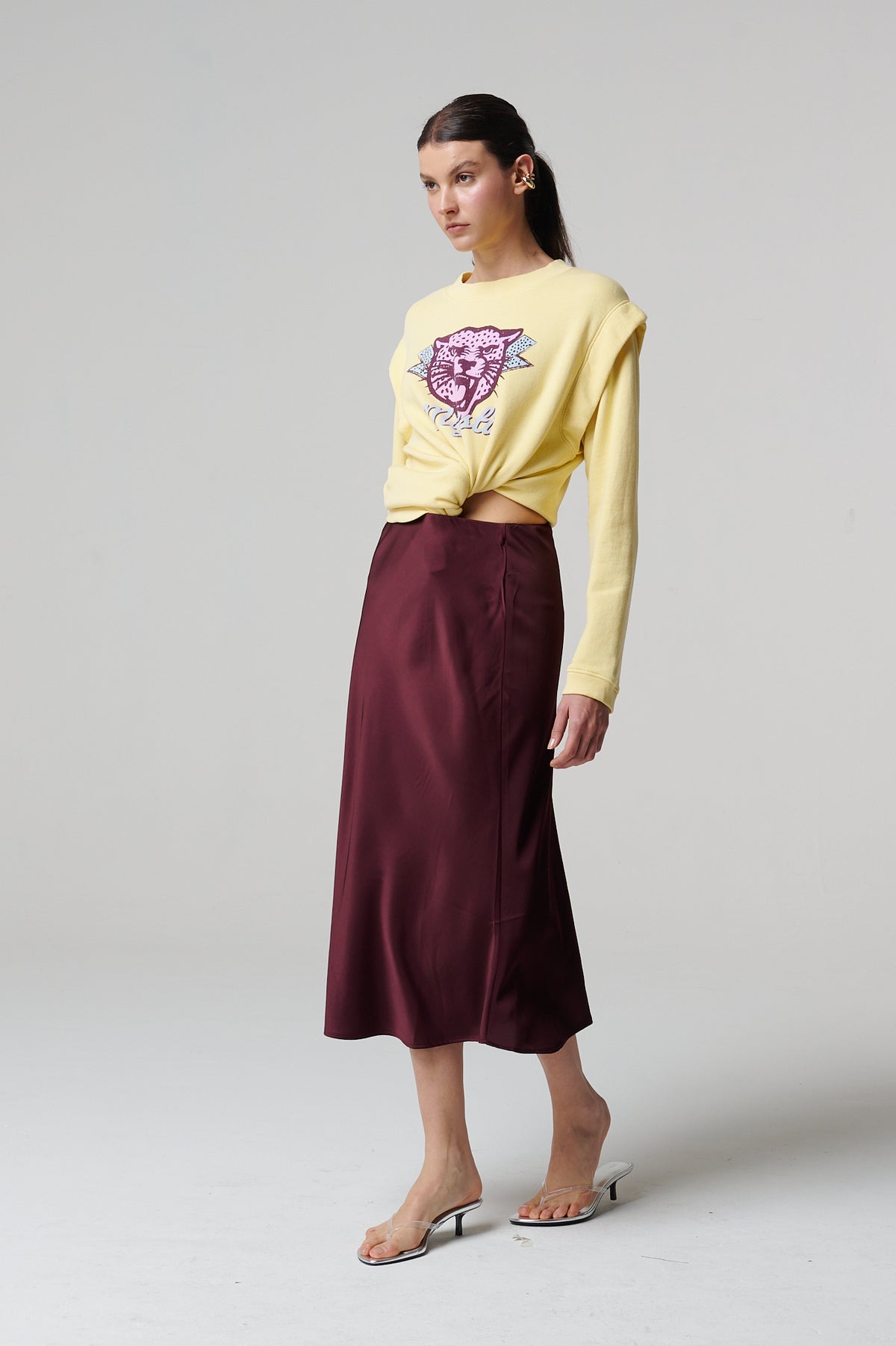 Edie Skirt Burgundy