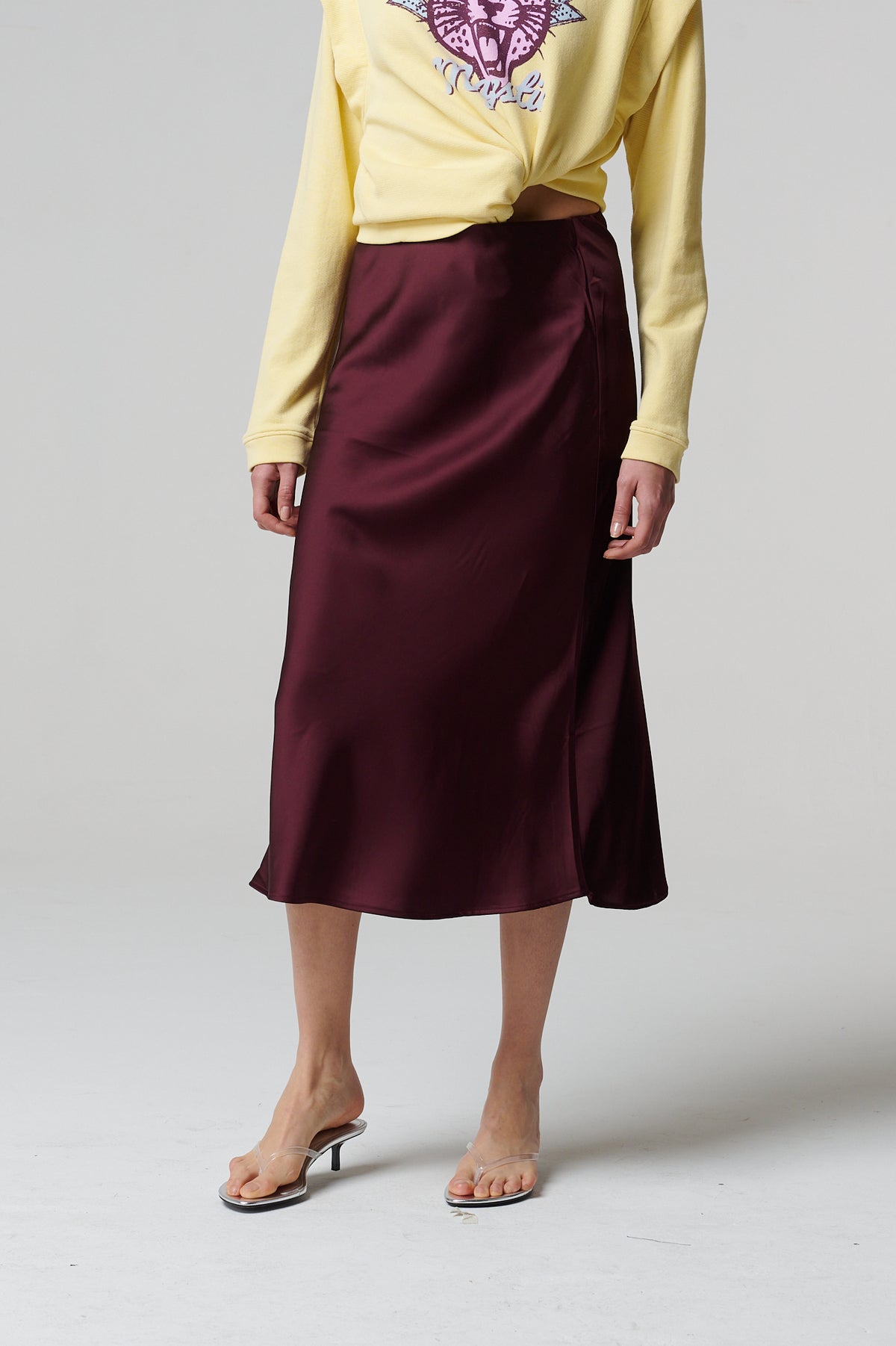 Edie Skirt Burgundy