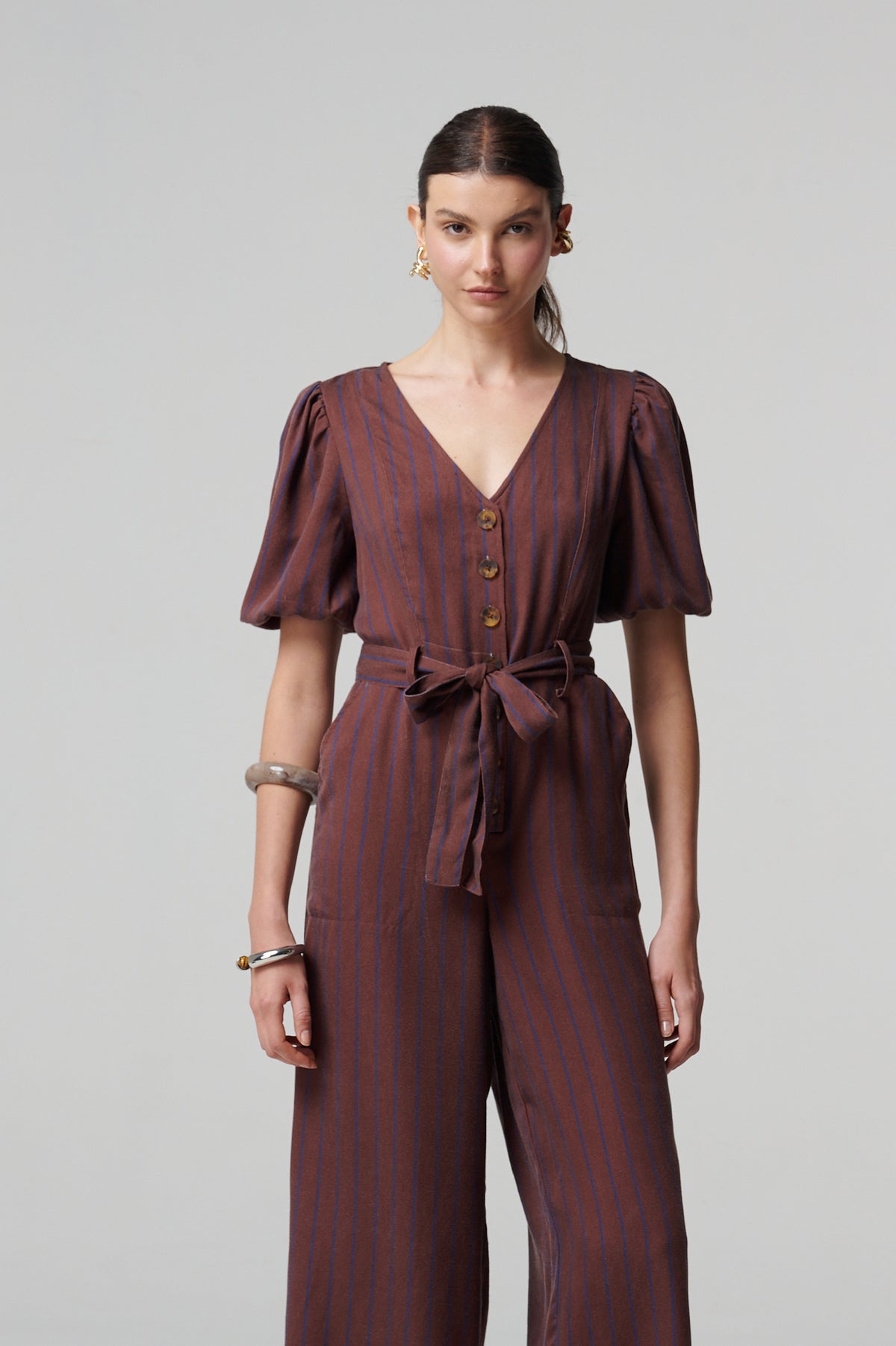 Bowie Romper Stripes