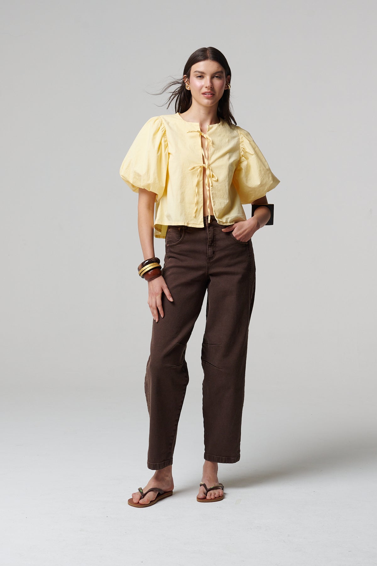 Joane Blouse Yellow