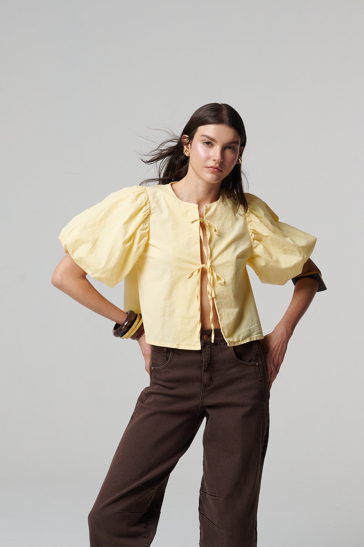 Joane Blouse Yellow