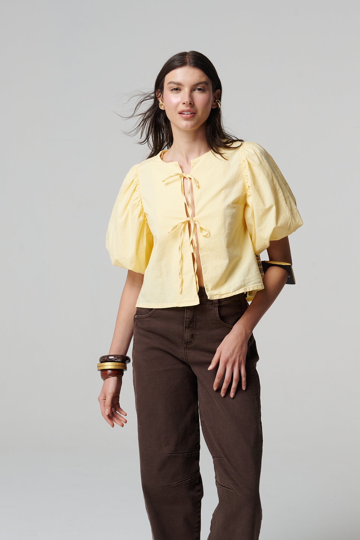 Joane Blouse Yellow