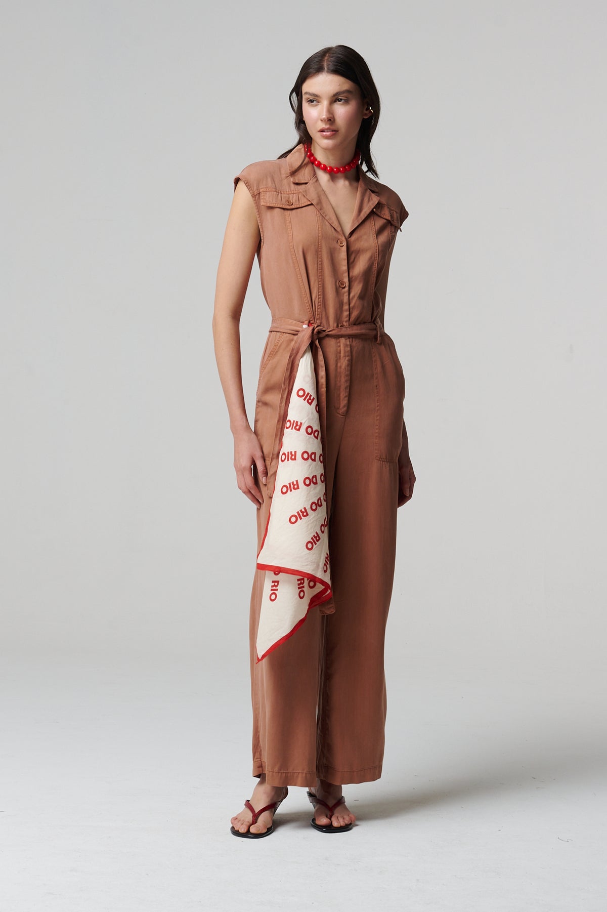 Kiara Romper Terracota