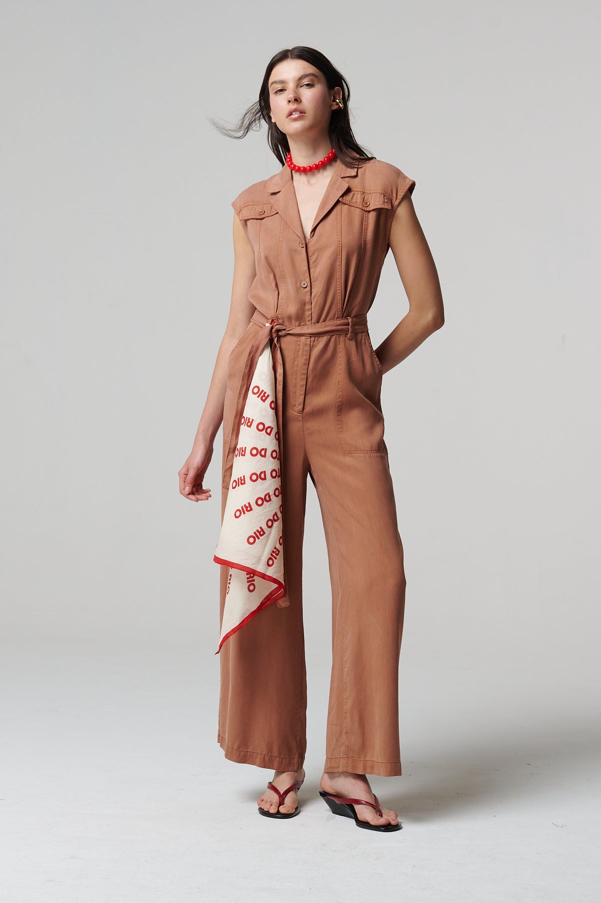 Kiara Romper Terracota