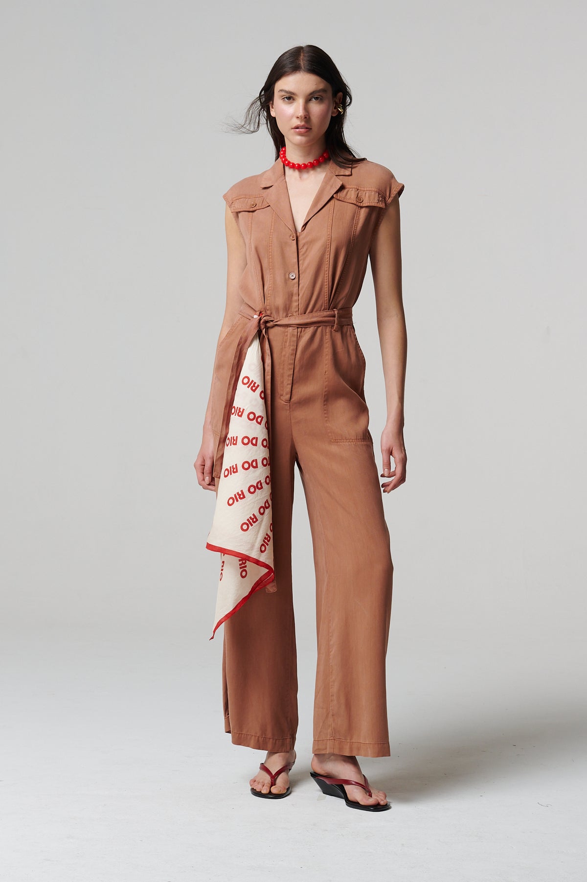 Kiara Romper Terracota