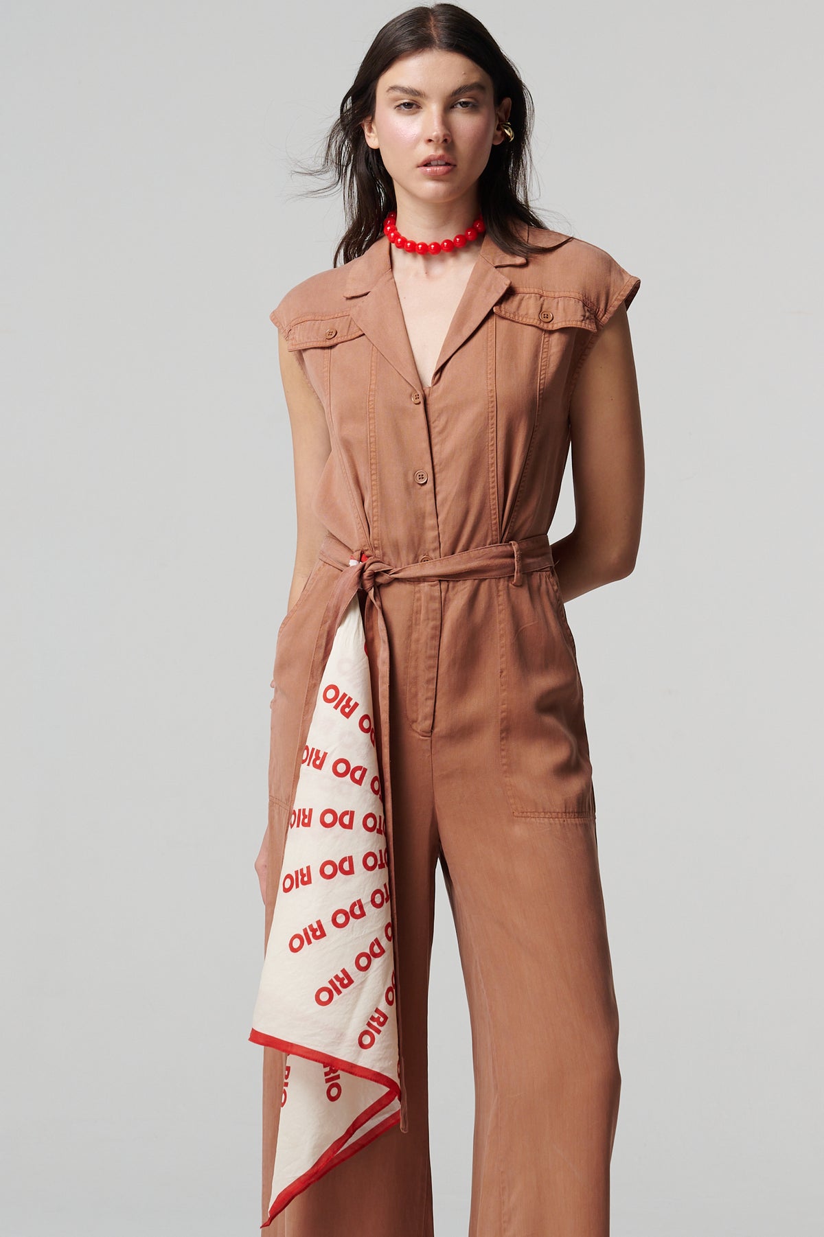 Kiara Romper Terracota