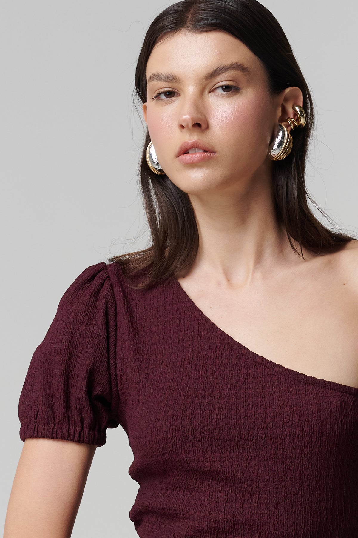 Miles Top Burgundy