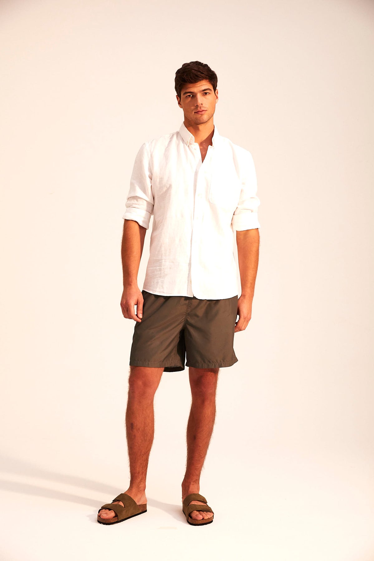 Paul Linen Shirt White