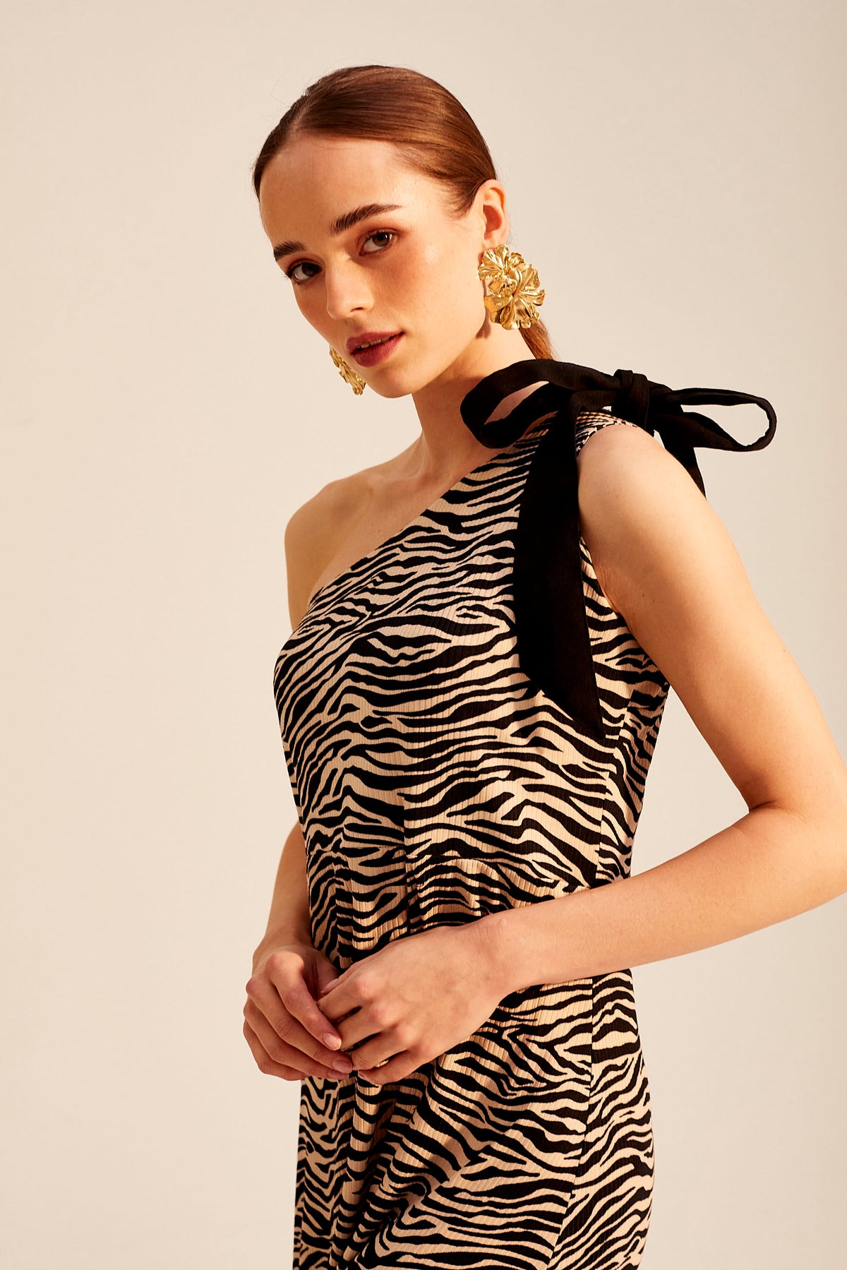 ALISON DRESS-ZEBRA