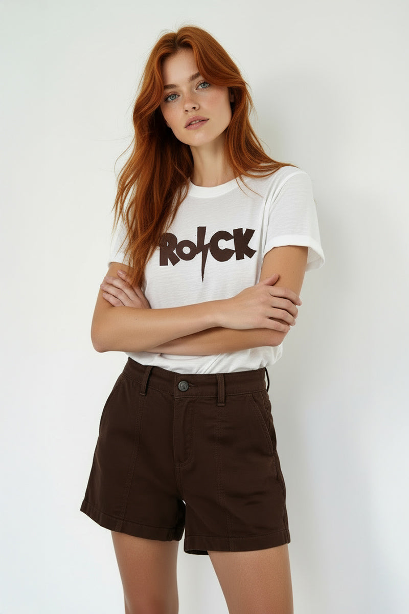 ROCK TEE WHITE