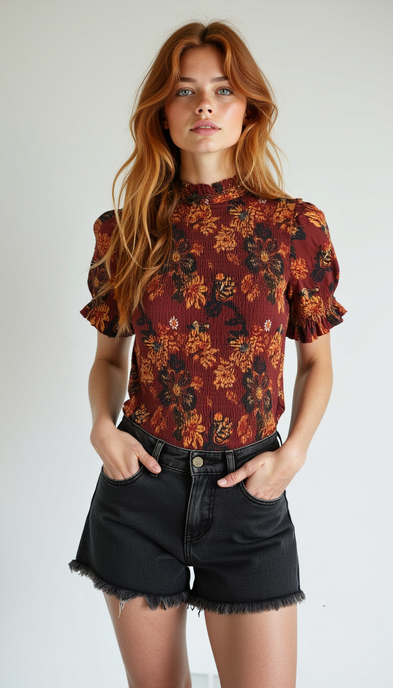 AMBER SHORT BLACK
