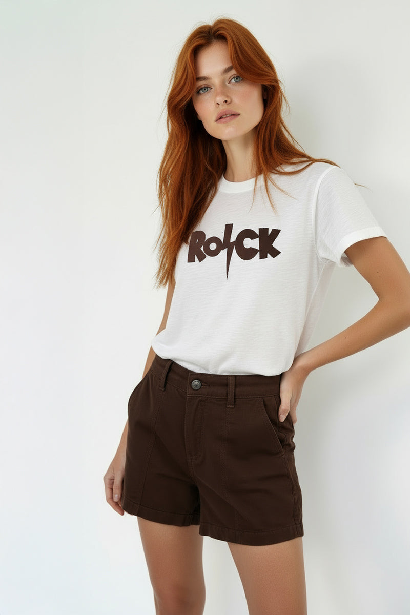 ROCK TEE WHITE