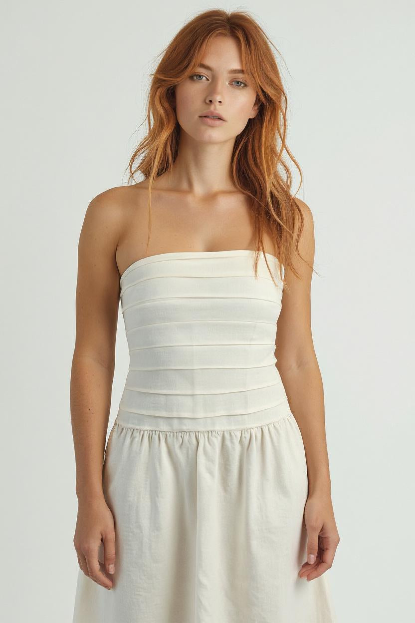 LUISA DRESS OFF WHITE