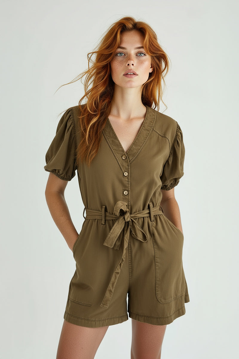 Dean Romper Brown