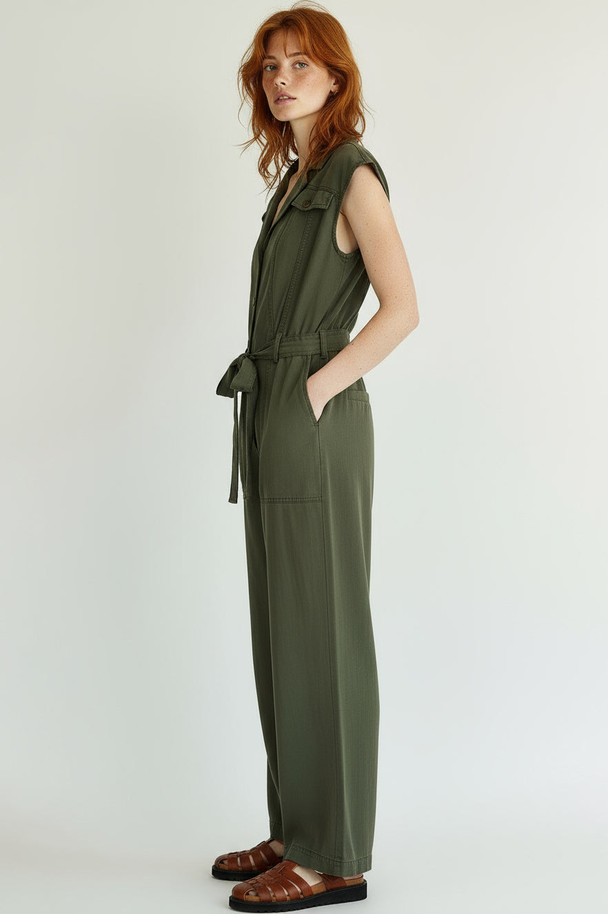 Kiara Romper Olive