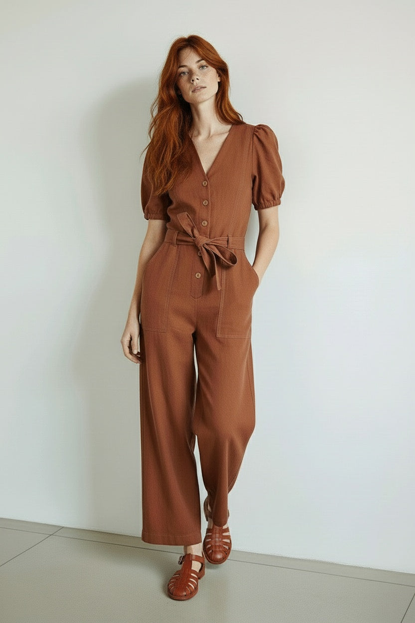 BOWIE ROMPER BROWN