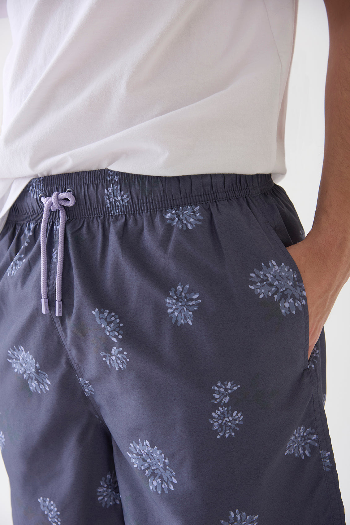 PHIL BOARDSHORT BLUE FLOWERS