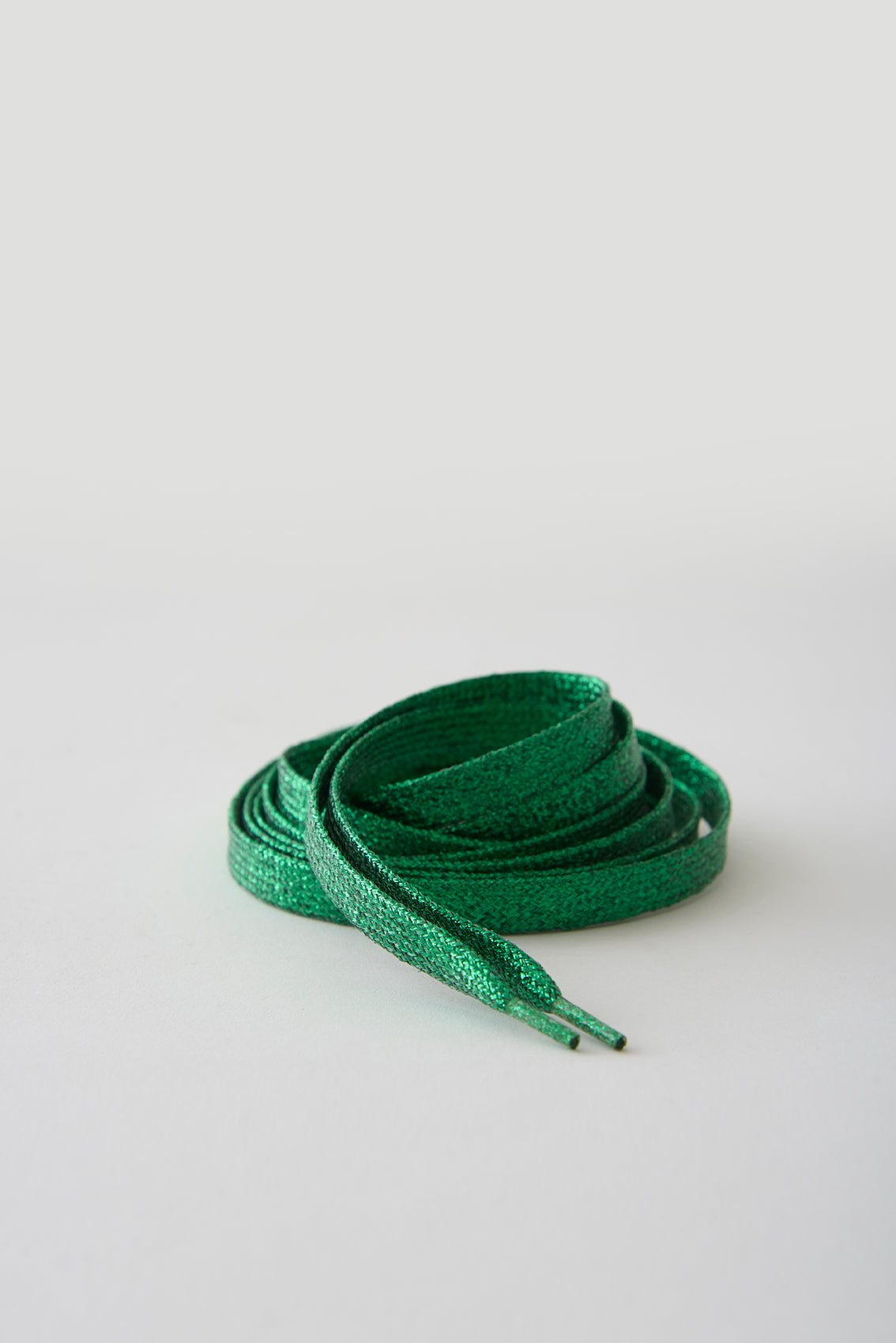 GREEN SHINNY LACES