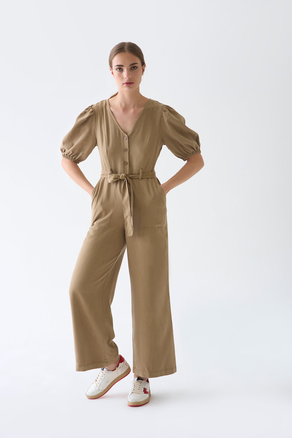 BOWIE ROMPER TAUPE