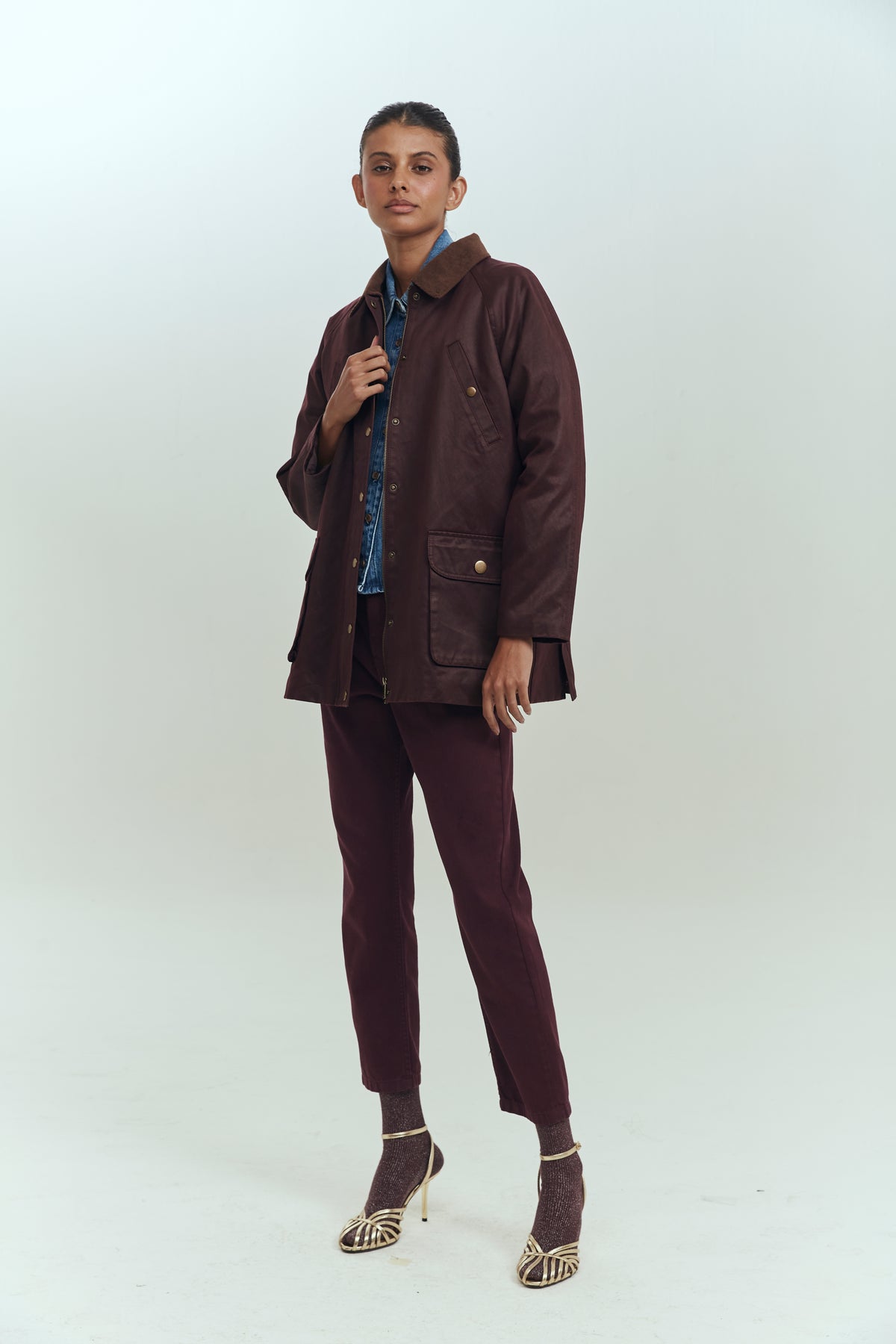 ELTON JACKET BURGUNDY