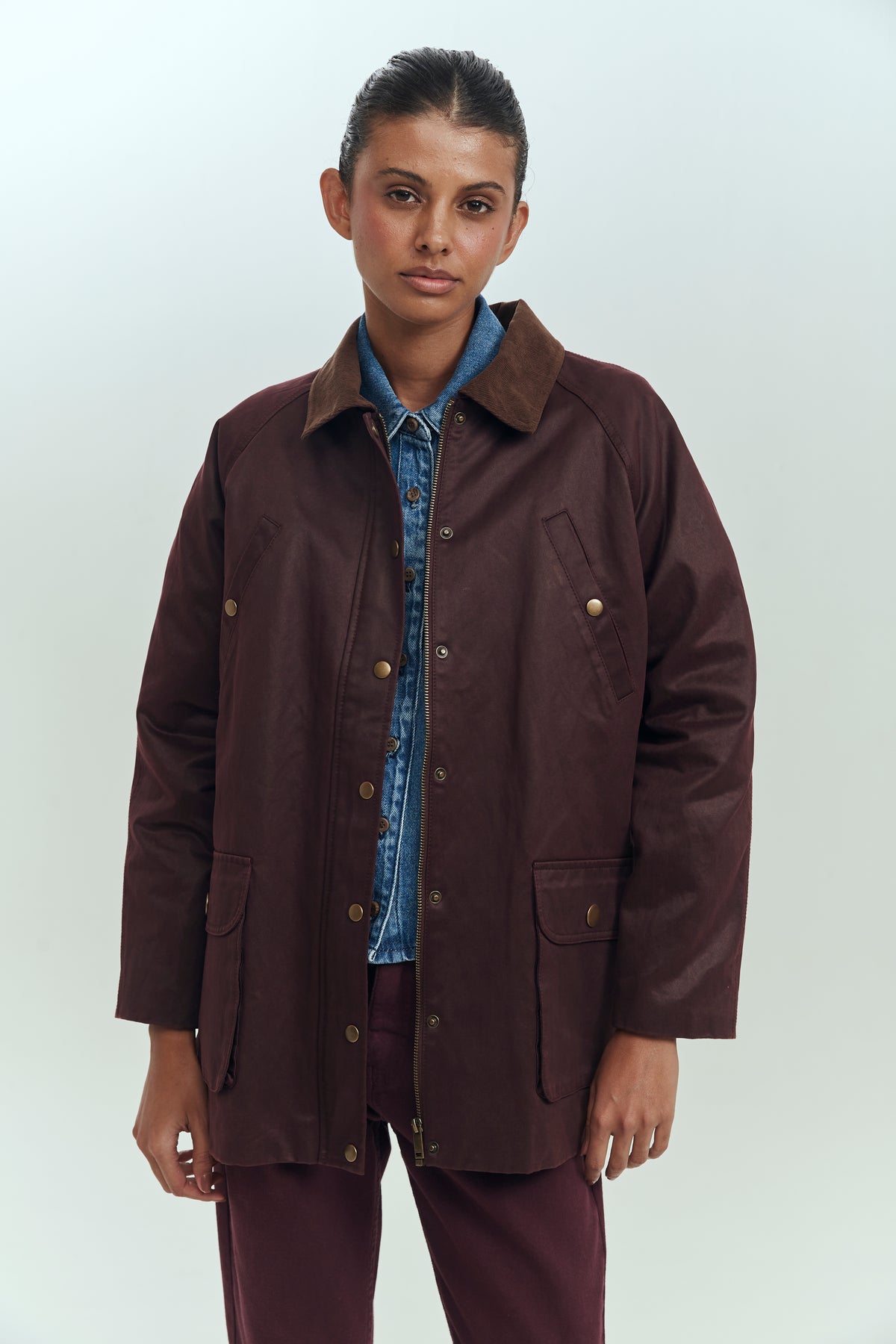 ELTON JACKET BURGUNDY