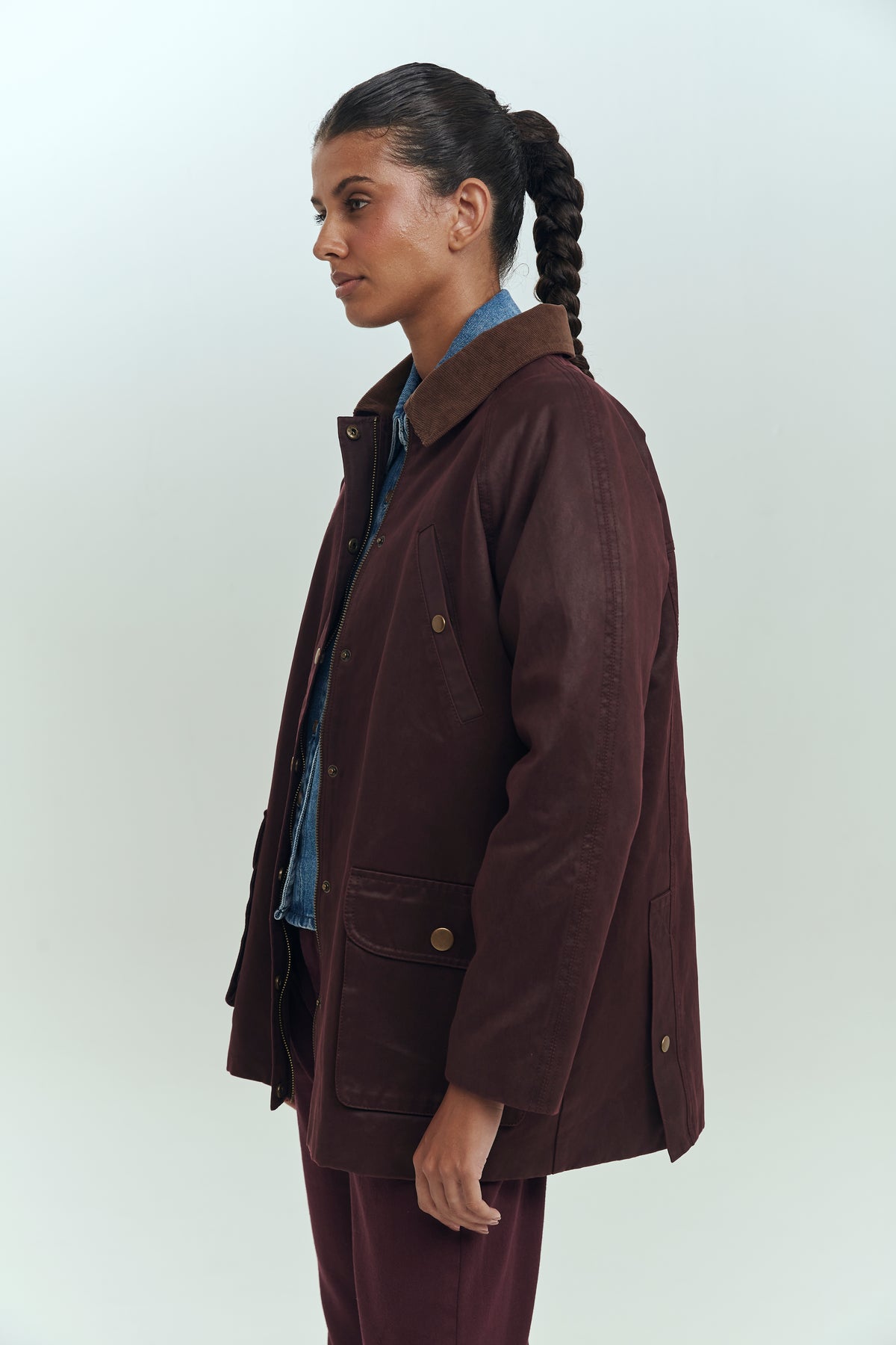 ELTON JACKET BURGUNDY