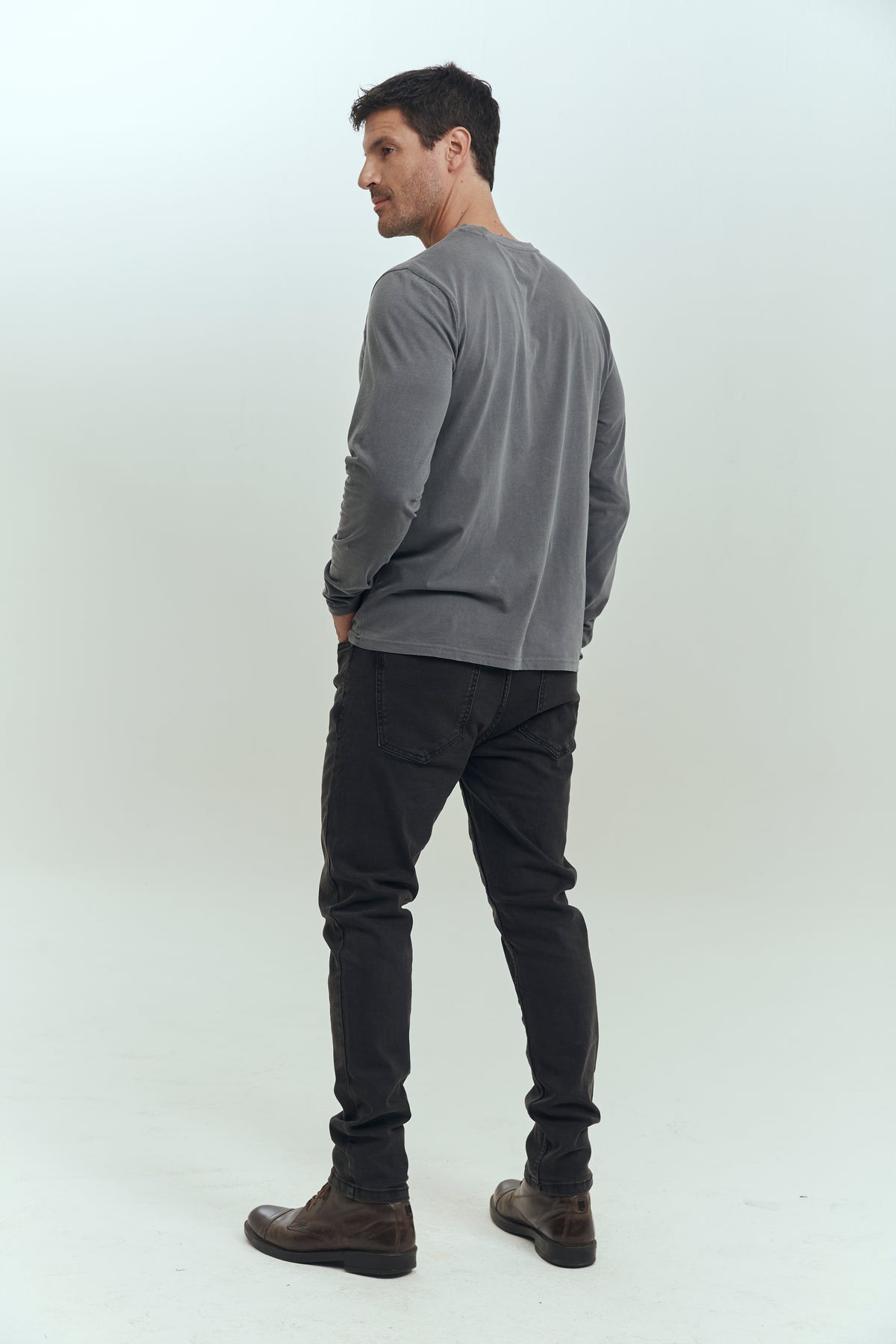 THE POLICE T-SHIRT LONG SLEEVES GREY