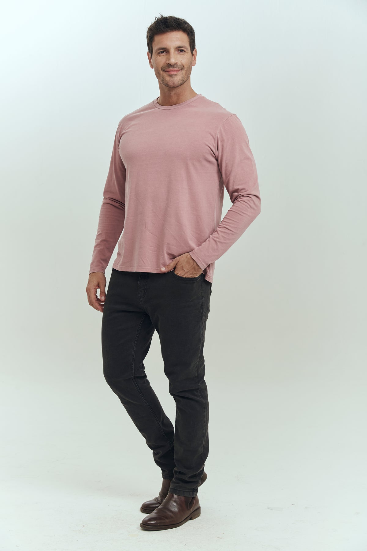 THE POLICE T-SHIRT LONG SLEEVES PINK