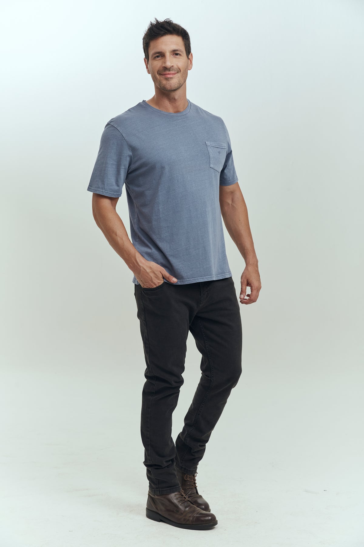 THE POLICE T-SHIRT BLUE