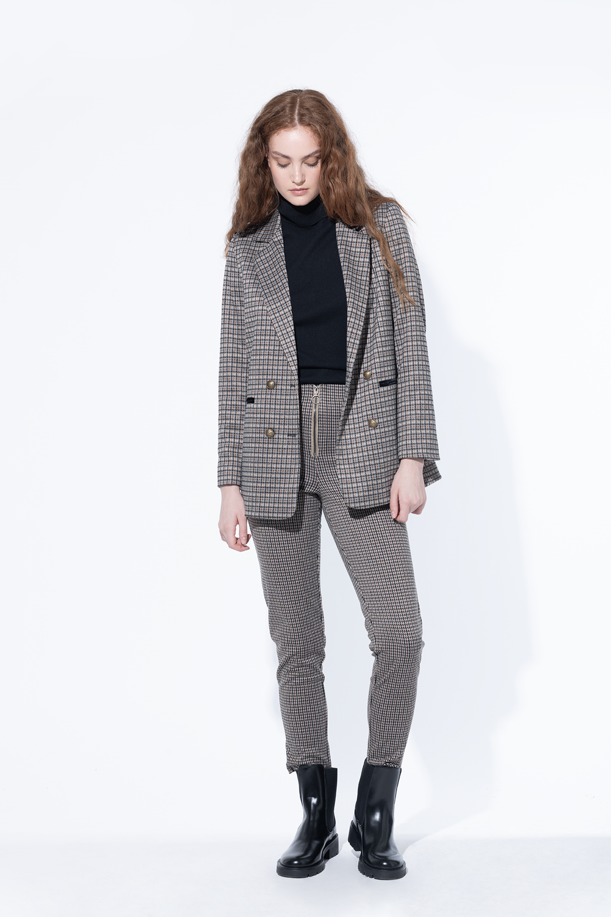 ZOEY BLAZER CHECKS