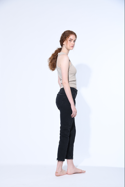 ADELE JEANS-BLACK