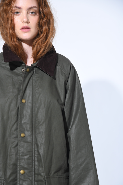 ELTON JACKET-FOR HER-OLIVE