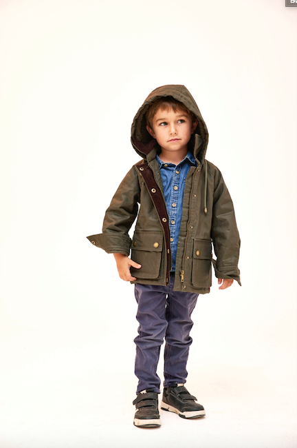 Chaqueta niños verde oliva invierno Brick London Chile