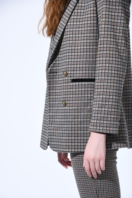 ZOEY BLAZER CHECKS