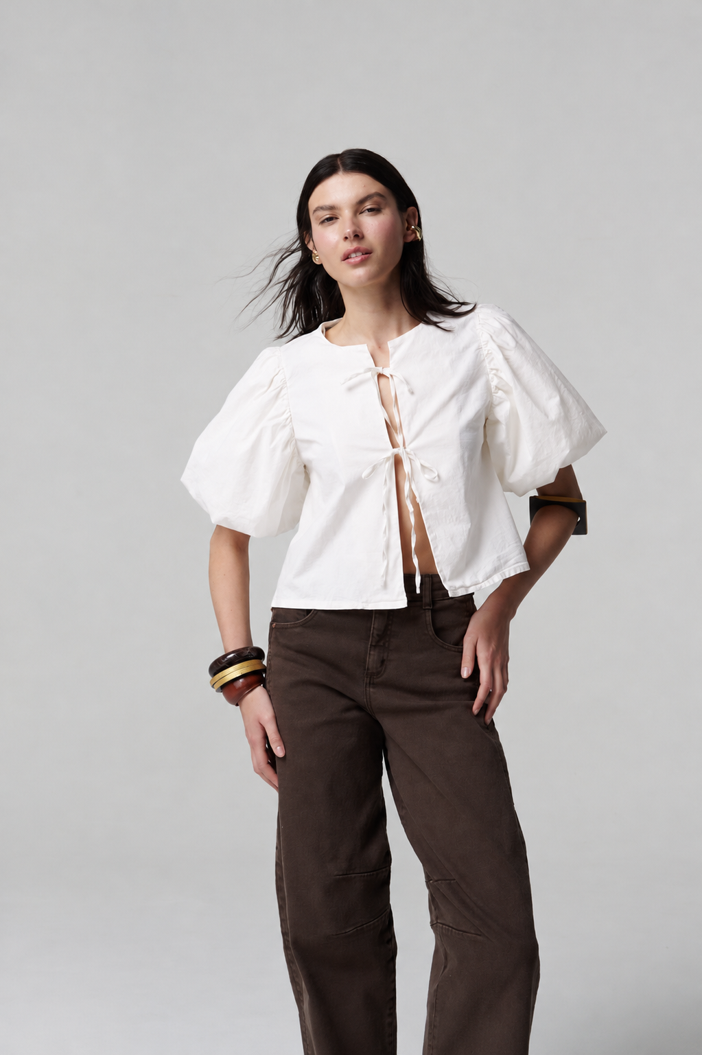 Joane Blouse White