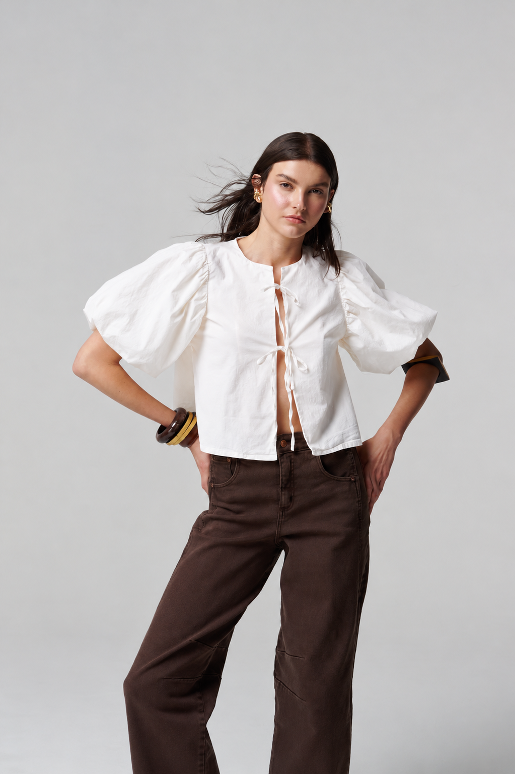 Joane Blouse White