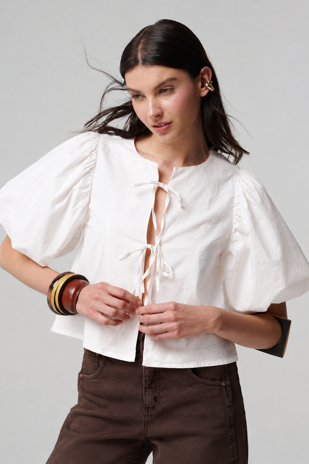 Joane Blouse White