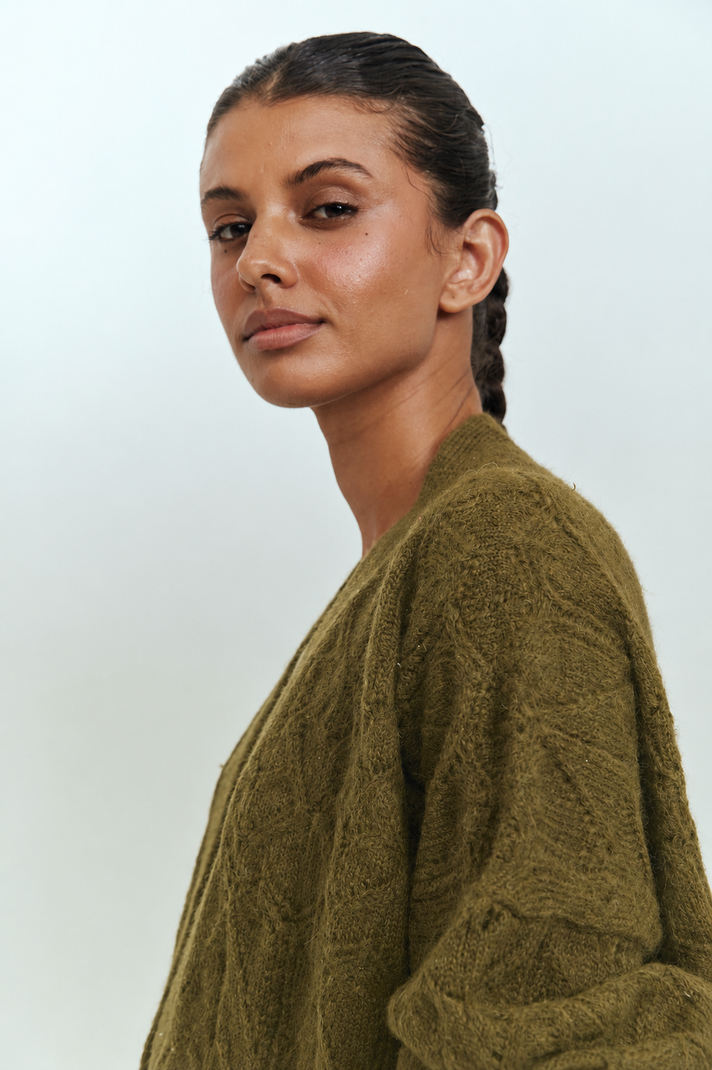 DIANA CARDIGAN OLIVE