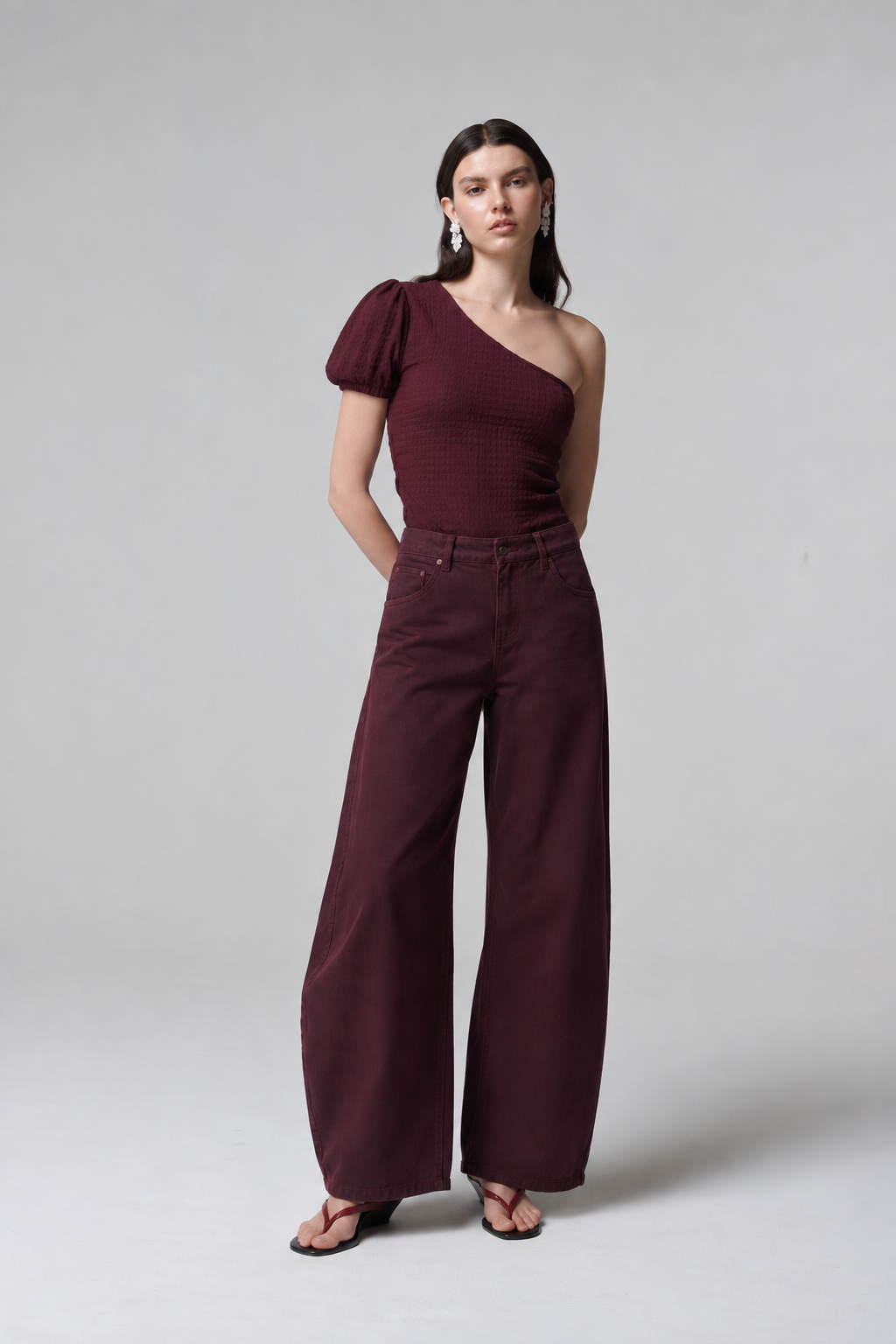 Styles Jeans Burgundy