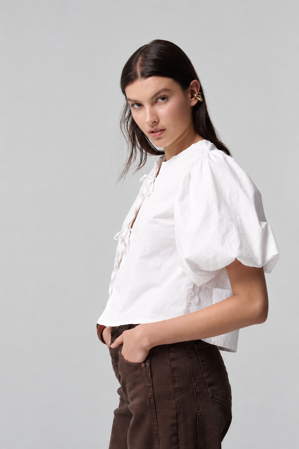 Joane Blouse White
